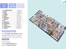 Pronájem bytu 6+kk a větší, Brno - Husovice, Dukelská třída, 156 m2