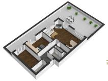 Pronájem bytu 3+kk, Praha - Vysočany, Pod Harfou, 160 m2
