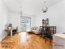 Pronájem bytu 1+kk, Praha - Modřany, Mezi vodami, 30 m2