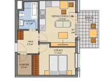 Prodej bytu 2+kk, Praha - Prosek, Prosecká, 49 m2