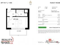 Prodej bytu 1+kk, Plzeň - Jižní Předměstí, Měděná, 39 m2