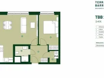 Prodej bytu 2+kk, Praha - Hlubočepy, Silurská, 55 m2