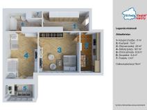 Prodej bytu 2+1, Praha - Michle, Počátecká, 78 m2