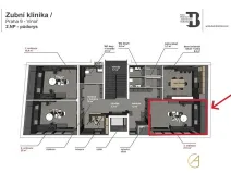 Pronájem ordinace, Praha - Vinoř, Mladoboleslavská, 22 m2