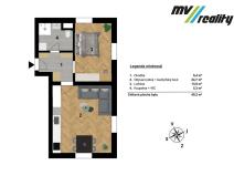 Prodej bytu 2+kk, Mcely, 49 m2