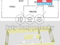 Pronájem bytu 2+kk, Jablonec nad Nisou, Lípová, 43 m2