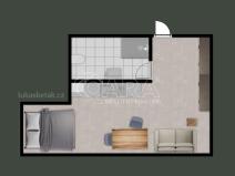 Pronájem bytu 1+kk, Ledenice, 20 m2