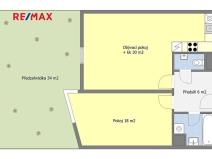 Prodej bytu 2+kk, Praha - Dolní Počernice, Černodolská, 59 m2