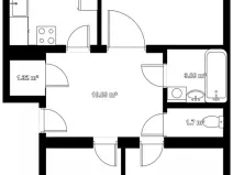 Pronájem bytu 3+1, Praha - Vinohrady, Hradecká, 80 m2