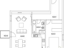 Pronájem bytu 2+kk, Olomouc, Eduarda Hamburgera, 74 m2