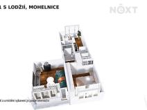 Prodej bytu 2+1, Mohelnice, Ztracená, 52 m2