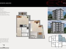 Prodej bytu 2+kk, Jablonec nad Nisou, Mládí, 46 m2