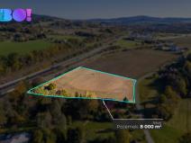 Prodej komerčního pozemku, Návsí, 8000 m2