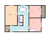 Prodej bytu 3+1, Praha - Záběhlice, Jabloňová, 72 m2