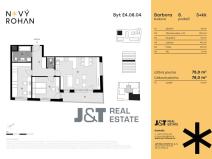 Prodej bytu 3+kk, Praha - Karlín, Libeňský ostrov, 75 m2