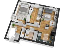 Prodej bytu 3+kk, Praha - Řepy, Čistovická, 63 m2