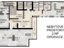 Pronájem ordinace, Písek - Vnitřní Město, Havlíčkovo nám., 76 m2