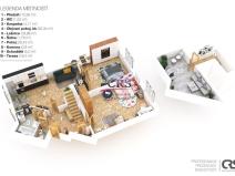 Pronájem bytu 3+kk, Praha - Žižkov, Pospíšilova, 89 m2