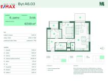 Prodej bytu 3+kk, Zlín, Tyršova, 67 m2