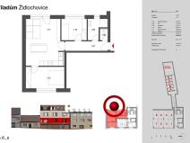Prodej bytu 3+kk, Židlochovice, 61 m2