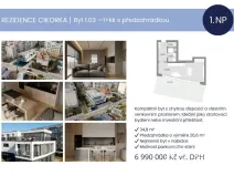 Prodej bytu 1+kk, Praha - Modřany, Na Cikorce, 34 m2