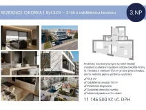 Prodej bytu 2+kk, Praha - Modřany, Na Cikorce, 52 m2