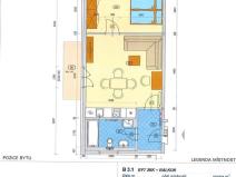 Pronájem bytu 2+kk, Zbůch, Hornická, 45 m2
