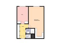 Pronájem bytu 2+kk, Praha - Hlubočepy, Pivcova, 43 m2