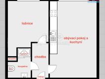 Pronájem bytu 2+kk, Frýdek-Místek, Beethovenova, 41 m2
