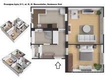 Pronájem bytu 2+1, Sezimovo Ústí, K. H. Borovského, 54 m2