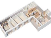 Pronájem bytu 4+kk, Praha - Karlín, Za Karlínským přístavem, 150 m2