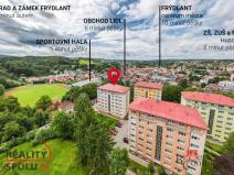 Prodej bytu 3+1, Frýdlant, Bezručova, 50 m2