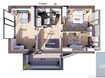 Prodej bytu 3+kk, Šlapanice, 99 m2