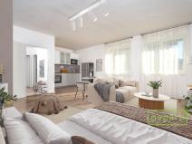 Prodej bytu 1+kk, Milovice - Mladá, Armádní, 49 m2