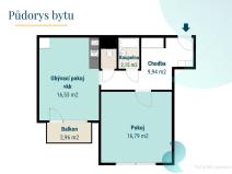 Prodej bytu 1+1, České Budějovice, Netolická, 41 m2