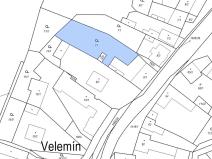 Dražba pozemku pro bydlení, Velemín, 800 m2