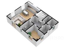 Pronájem rodinného domu, Mukařov, Kopretinová, 140 m2