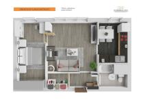 Prodej bytu 2+1, Praha - Hlubočepy, Renoirova, 43 m2