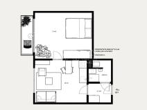 Pronájem bytu 2+kk, České Budějovice - České Budějovice 2, J. Opletala, 40 m2