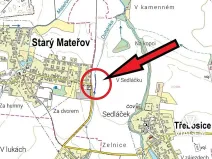 Prodej pole, Třebosice, 730 m2