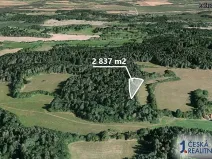 Prodej lesa, Pačejov, 2837 m2