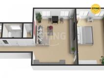Pronájem bytu 2+kk, Přerov, nám. Svobody, 56 m2