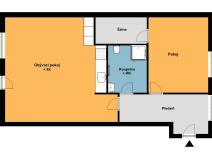 Pronájem bytu 2+kk, Tábor, Stránského, 73 m2