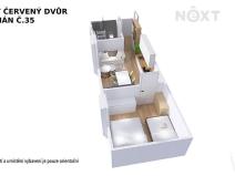 Prodej bytu 2+kk, Rapotín, Výzkumníků, 34 m2