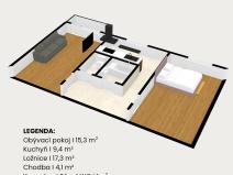 Prodej bytu 2+1, Hradec Králové - Plácky, U Fotochemy, 51 m2