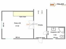 Pronájem bytu 1+kk, Uhlířské Janovice, Václavské náměstí, 26 m2