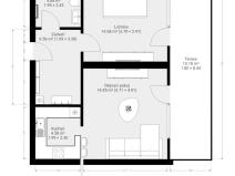 Pronájem bytu 2+kk, Plzeň - Jižní Předměstí, Technická, 43 m2