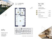 Prodej bytu 1+kk, Praha - Satalice, Za Novákovou zahradou, 30 m2
