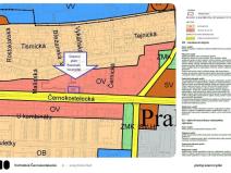 Prodej pozemku, Praha, Černokostelecká, 750 m2