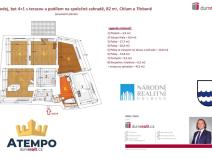 Prodej bytu 4+1, Chlum u Třeboně, 82 m2